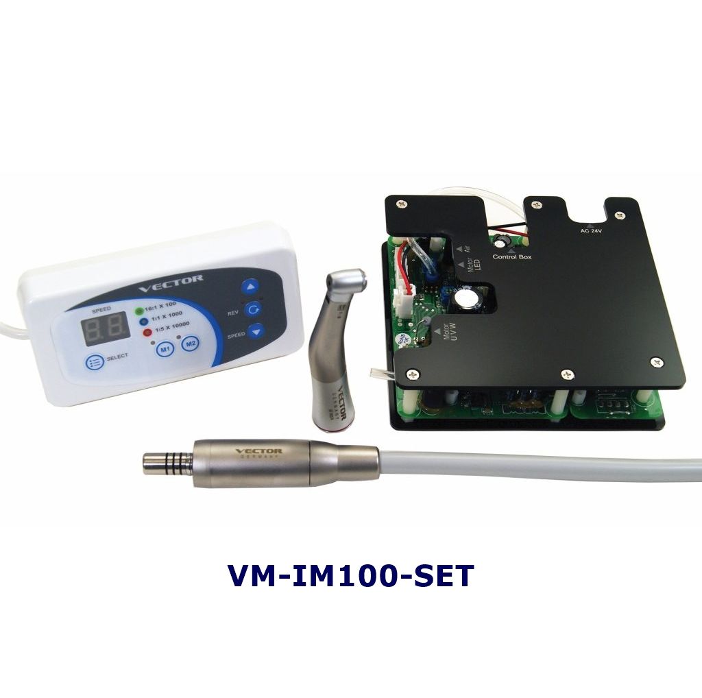 Vector VM-IM100-SET - Built In, Add On Electric Motor System w/ 1:5 Contra Angle Handpiece *New