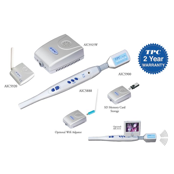TPC Advanced Cam Intraoral Camera (Cordless Camera + Docking Station) * New TPC Advanced Cam Intraoral Camera (Cordless Camera + Docking Station) * New