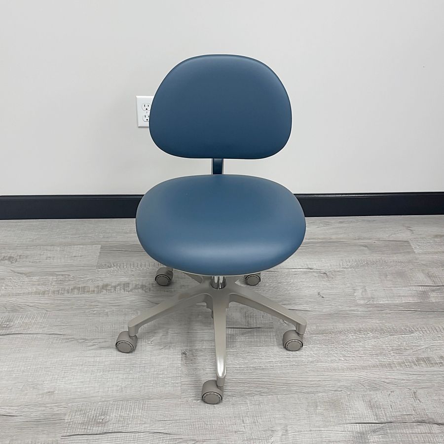 ADEC 1601 (Surf) Dental Doctor Stool - Vinyl Upholstery - Color of Choice *Refurbished (Blue Ridge) ADEC 1601 (Surf) Dental Doctor Stool - Vinyl Upholstery - Color of Choice *Refurbished (Blue Ridge)