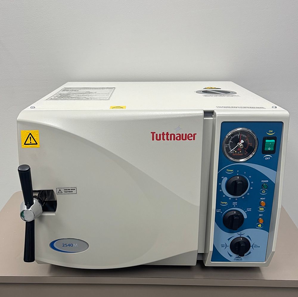 Tuttnauer 2540M Manual Autoclave - Current Model - Chamber Size: 10 x 19 *Certified Used