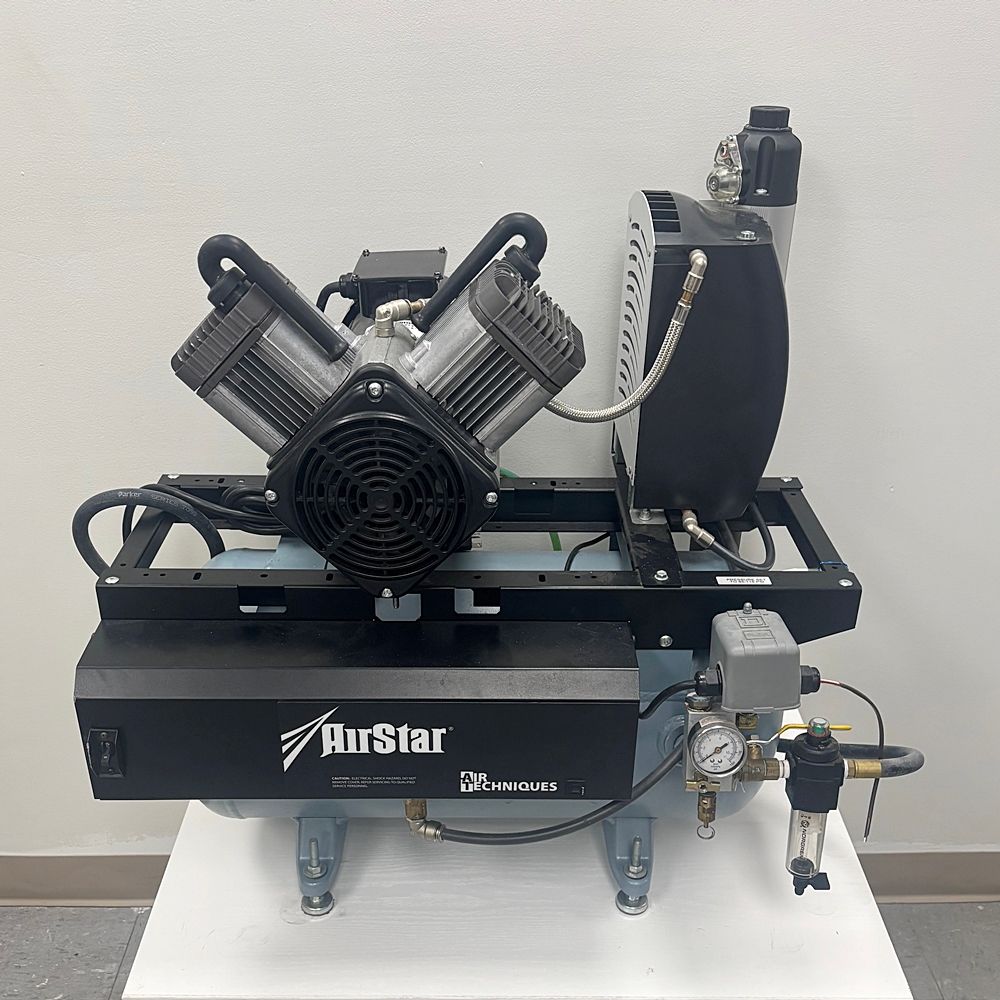 Air Techniques Air Star 22 - Oil Less Dental Air Compressor (2 - 3 Users) - 1.5 HP *Excellent Used Condition
