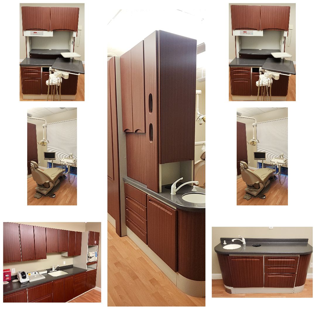 2 Room Dental Office - Midmark Ultracomfort Chairs, Midmark Stools & Lights, Midmark Cabinets, 10' Steri-Center 2 Room Dental Office - Midmark Ultracomfort Chairs, Midmark Stools & Lights, Midmark Cabinets, 10' Steri-Center