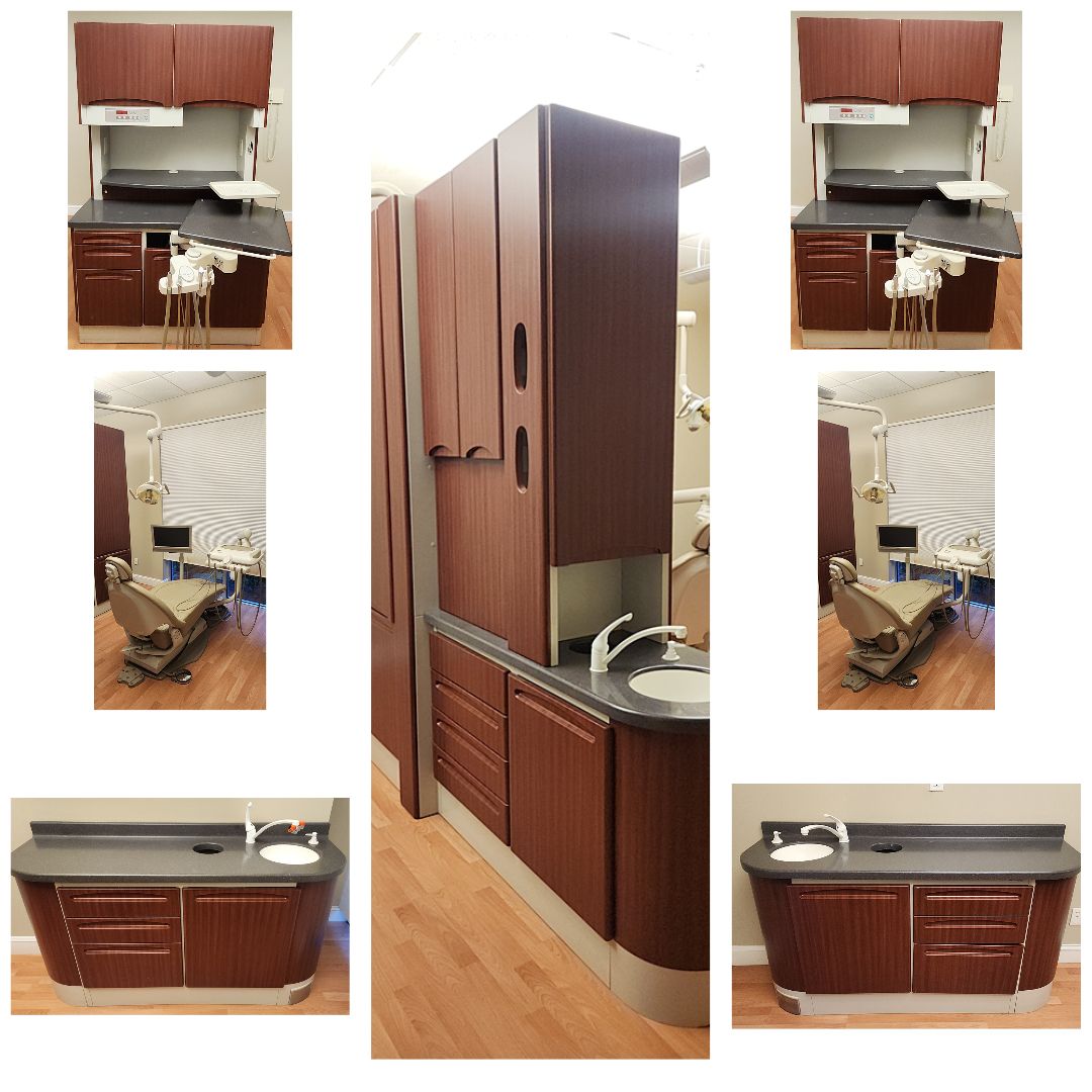 2 Room Dental Office - Midmark Ultracomfort Chairs, Midmark Stools & Lights, Midmark Cabinets 2 Room Dental Office - Midmark Ultracomfort Chairs, Midmark Stools & Lights, Midmark Cabinets