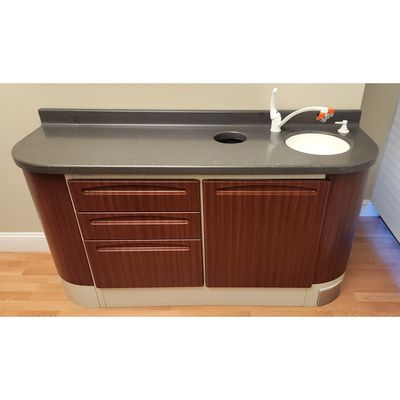 Midmark Dental Side Cabinet w/ Right Sink (61 Midmark Dental Side Cabinet w/ Right Sink (61"L) *Certified Used Condition