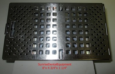 American Eagle Dental Instrument Sterilization Cassette - 8 American Eagle Dental Instrument Sterilization Cassette - 8"x 4-3/4"x 1-1/4" *Used