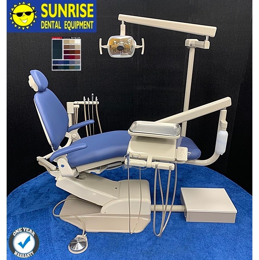 ADEC 1221 Decade Plus Dental Operatory Package - Wide Back Seat - Seamless Vinyl Upholstery Color of Choice *Refurbished