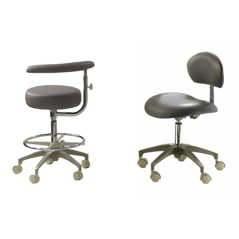 BDS (Beaverstate) DR-96 Doctor & AT-96 Assistant Stool Set *NEW (Special Order) - Naugasoft Vinyl Upholstery