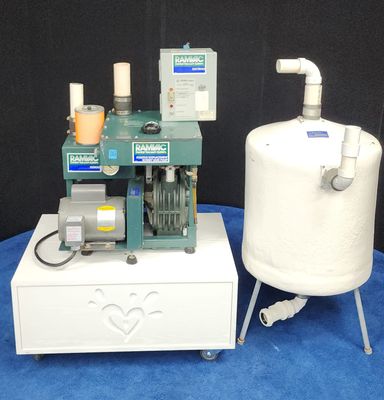 RamVac Bulldog QT1 Dental Dry Vacuum System (3 - 4 User) 1HP w/ 15 GAL Otter Tank *Refurbished RamVac Bulldog QT1 Dental Dry Vacuum System (3 - 4 User) 1HP w/ 15 GAL Otter Tank *Refurbished