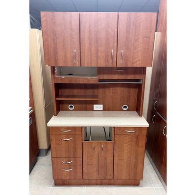 BioTec (Royal) Dental Rear Treatment Cabinet  (Amber Cherry) *Certified Used Condition