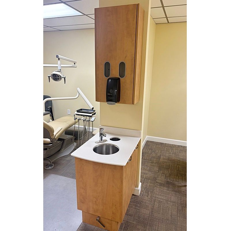 MCC Center Island Dental Room Divider Cabinet *Excellent Used Condition MCC Center Island Dental Room Divider Cabinet *Excellent Used Condition