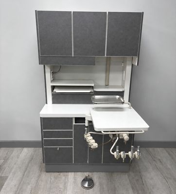 ADEC 5580 Dental Rear Treatment Cabinet w/ Dr. Delivery & Assistant Package *Refurbished