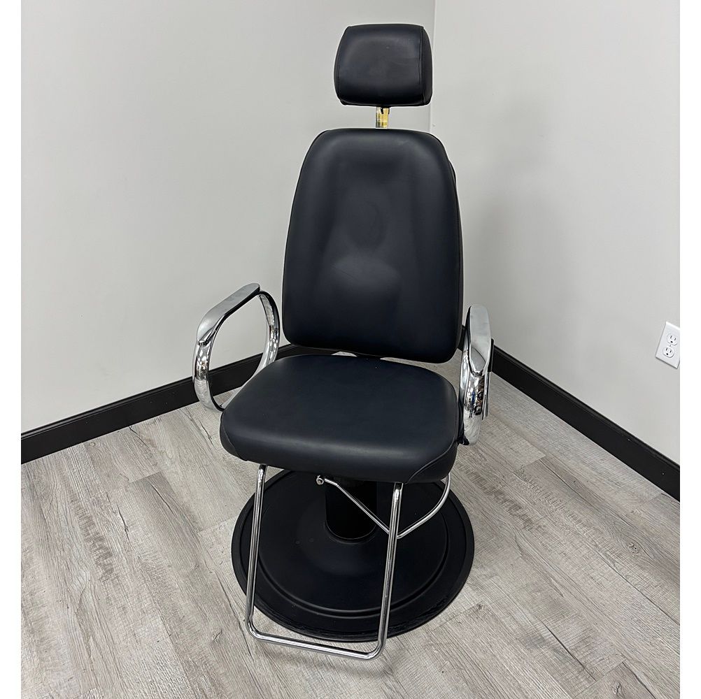 Crown Seating / DNTL Works X-Ray Exam Chair - Black Vinyl Upholstery *Refurbished