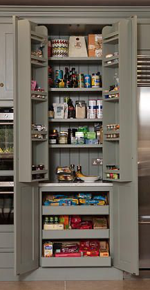 2 Door 3 Drawer Pantry Cabinet, Kitchen Style: Windsor, Width: 800mm Wide