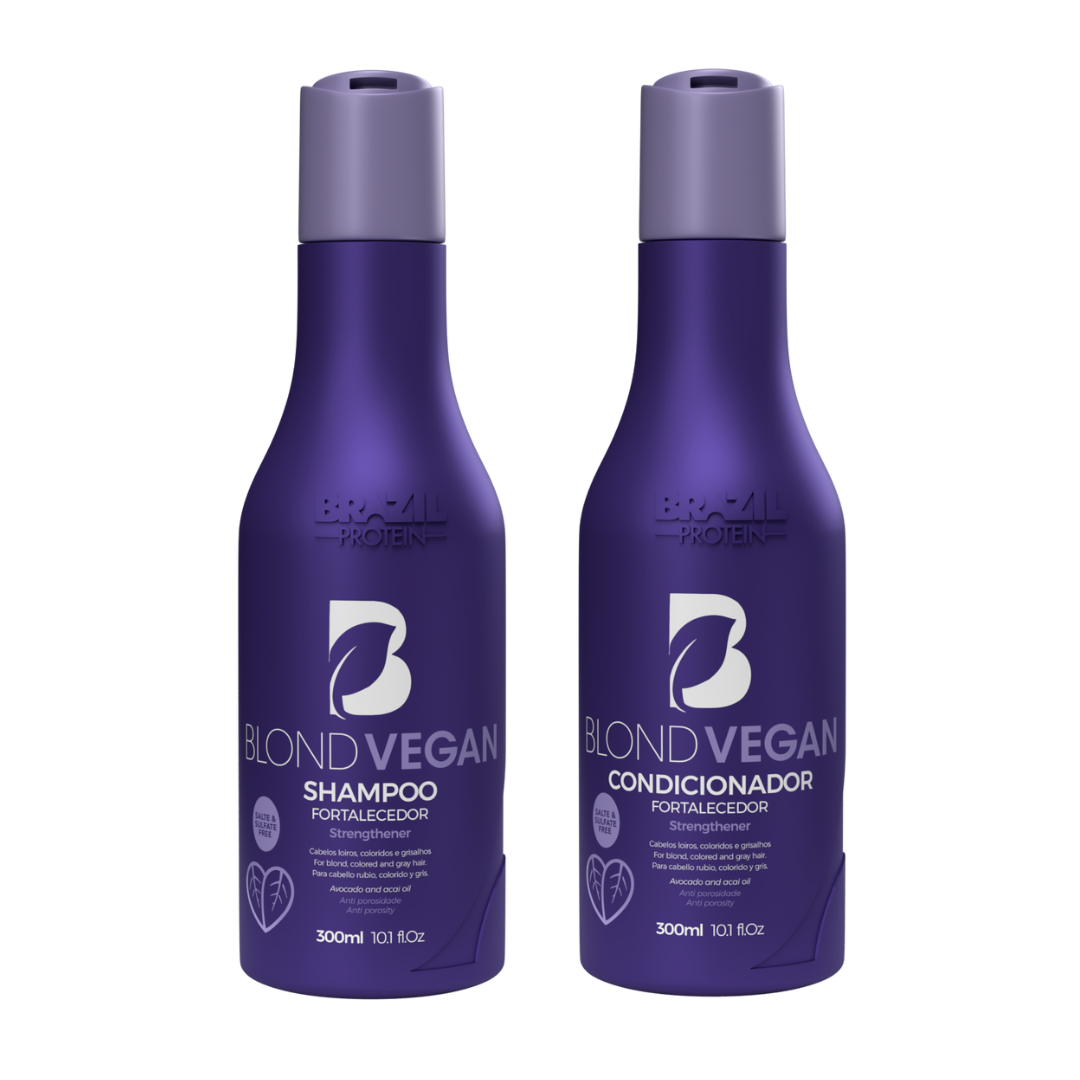 Kit Blond Vegan Champú  + Acondicionador 300 ml  C/U