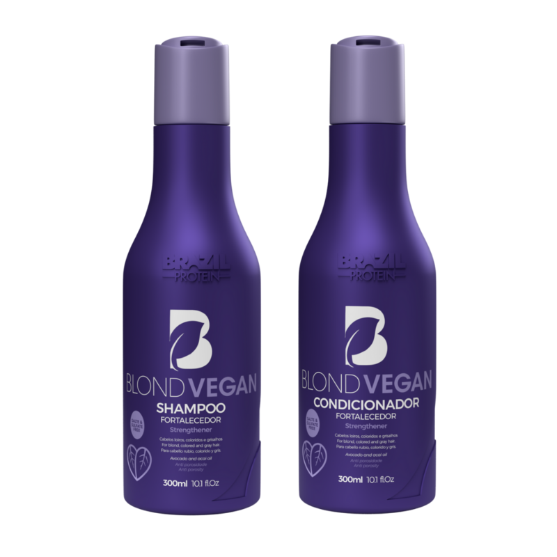 Kit Blond Vegan Champú  + Acondicionador 300 ml  C/U
