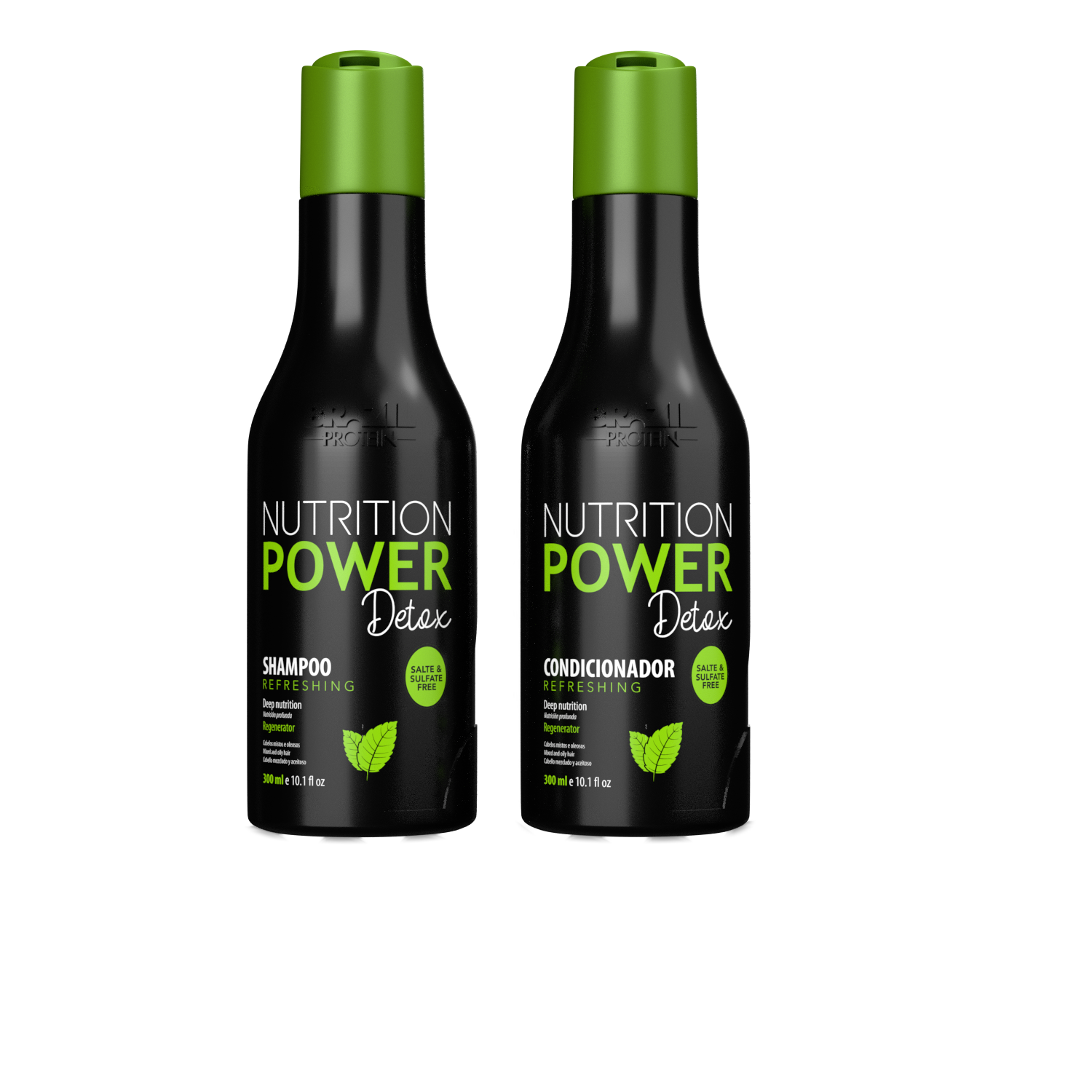 Kit Nutrition Power Detox Champú  y Acondicionador 300 ml C/U