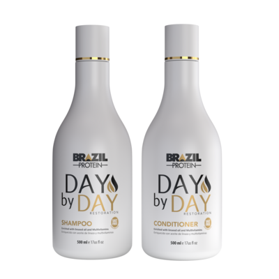 Kit DAY BY DAY Champú + Acondicionador 500 ml C/U