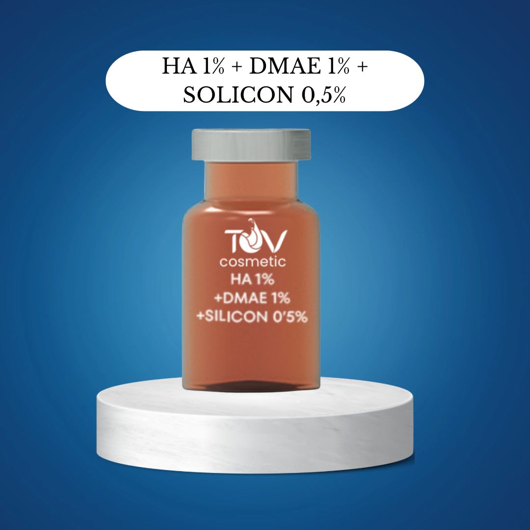 HA 1% + DMAE 1% + Silicono 5% 5 ml (caja x 5 ud)) HA 1% + DMAE 1% + Silicono 5% 5 ml (caja x 5 ud))