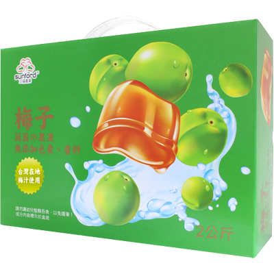 蒟蒻果凍(梅子口味)每盒2公斤