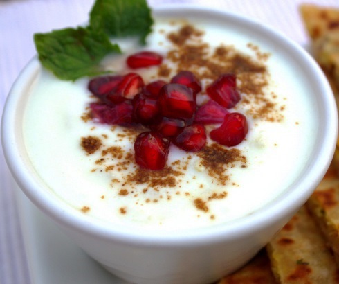 Pomegranate Raita