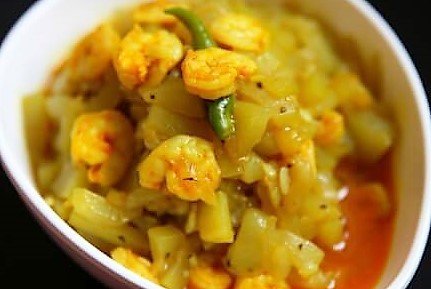 Bengali &#39;Lau Chingri&#39; - Bottle Gourd  with Shrimp