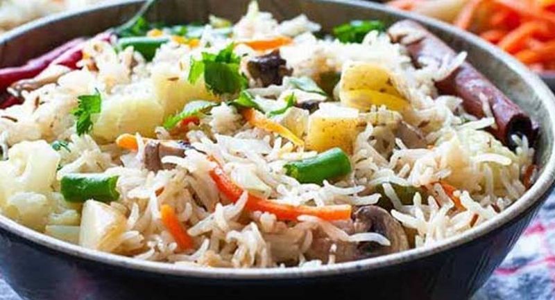 Veg Pulao (Vegan)