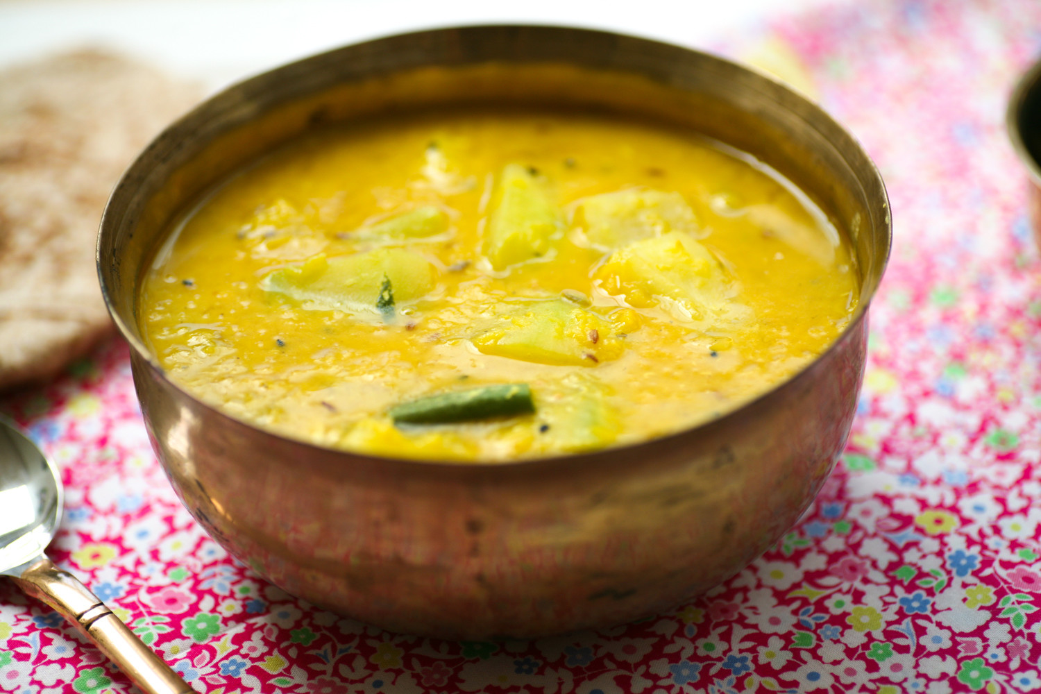 Moong Daal Stew with bottle-gourd (Calabash) (GF)