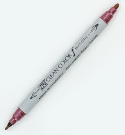 Zig clean color metallic red