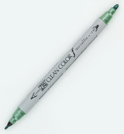Zig clean color metallic green