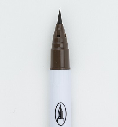 Zig clean color real brush Dark Brown
