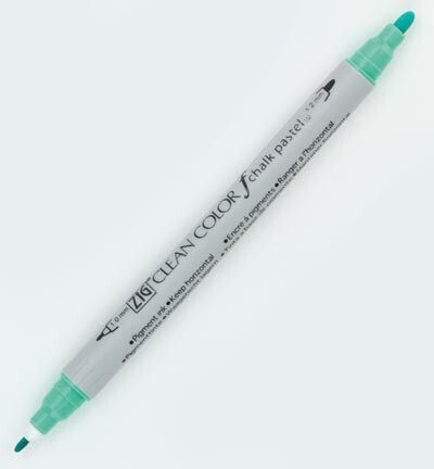 Zig clean color chalk pastel green
