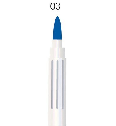 Permanent marker blauw