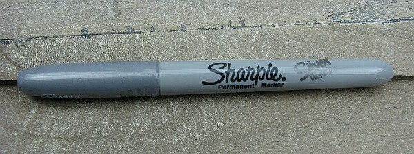 sharpie permanent marker silver