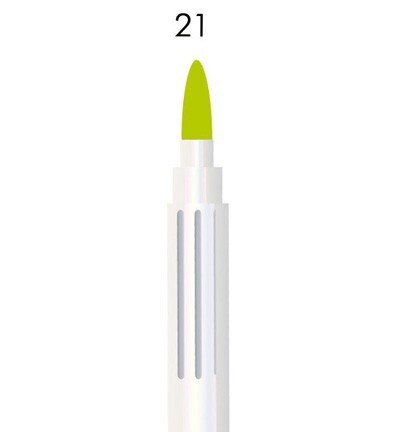Permanent marker licht groen