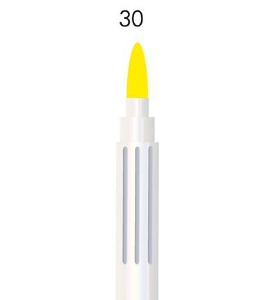 Permanent marker geel