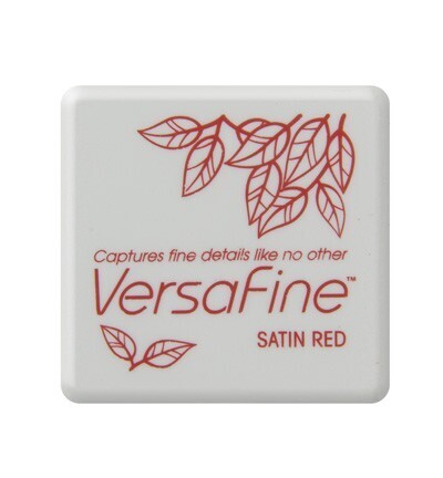 Versafine small satin red