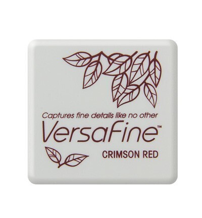 Stempelkussen  versafine small crimson red