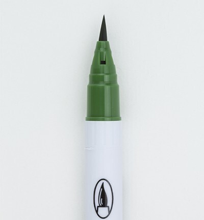 Zig clean color real brush Deep Green
