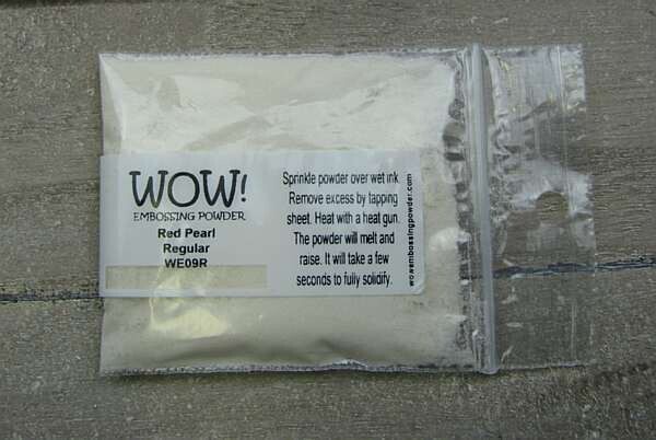 Embossing poeder WOW! red pearl
