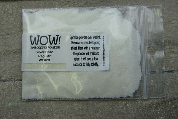 Embossing poeder WOW! silver pearl