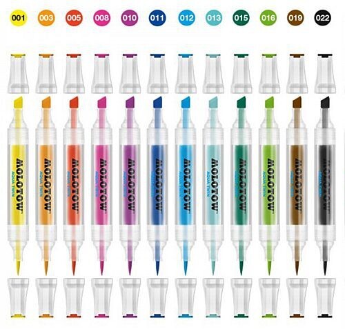 Molotow aqua twin complete set colors