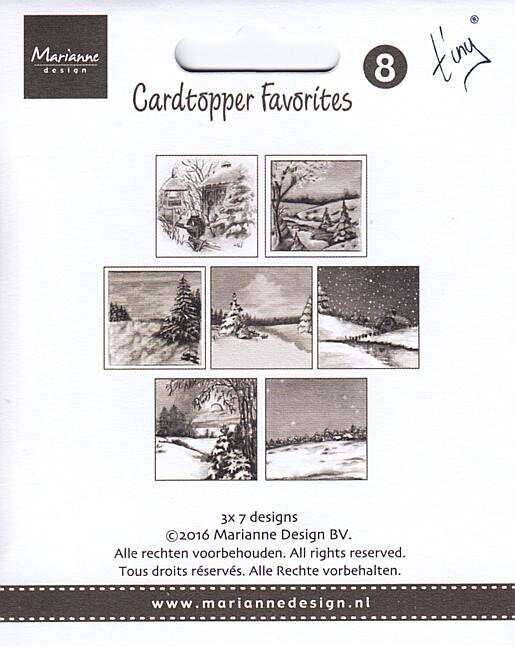 Card toppers favorites sepia