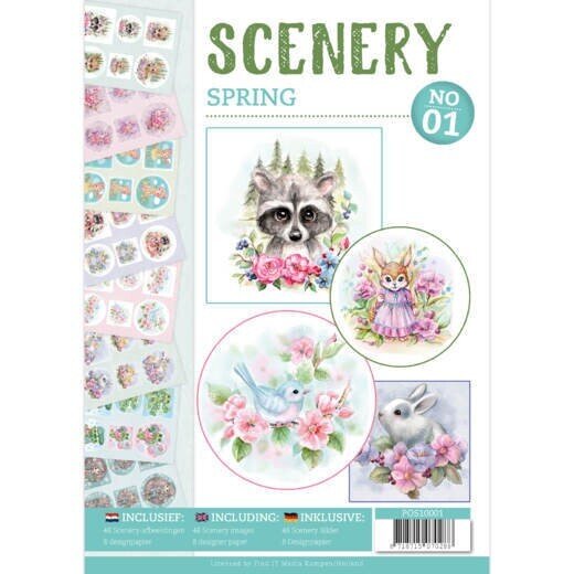 Push out boek scenery 01 spring