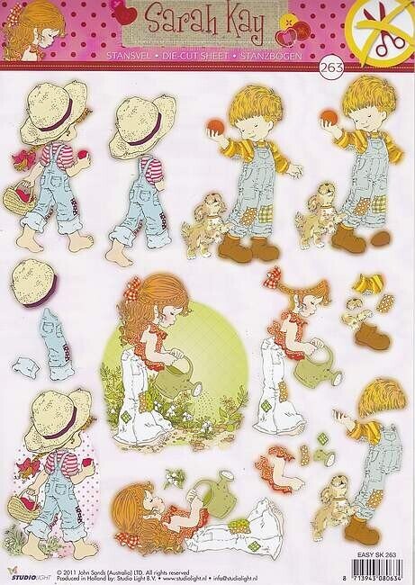 die cut sheet sarah kay