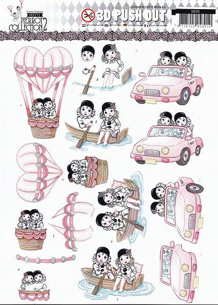 Stansvel Pierrot collection liefde