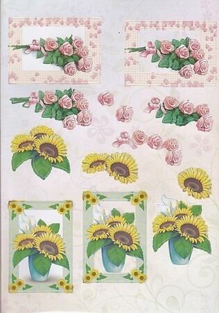 A Stansvel zonnebloemen