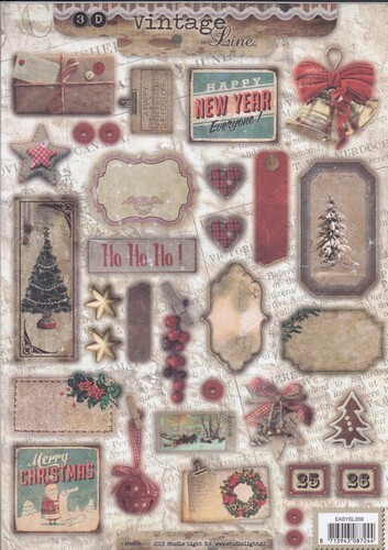 Stansvel vintage line kerst