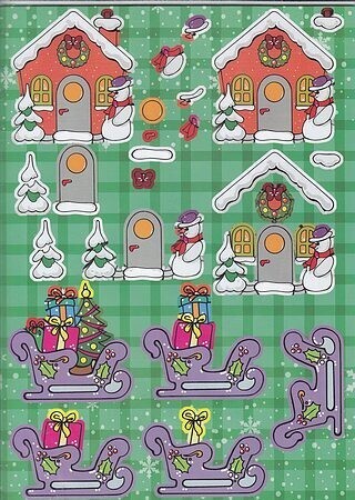 a Stansvel kerst huisje