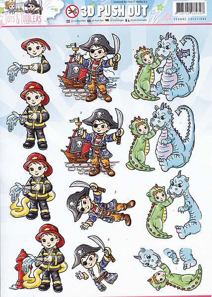 Stansvel Tots & Toddlers piraat