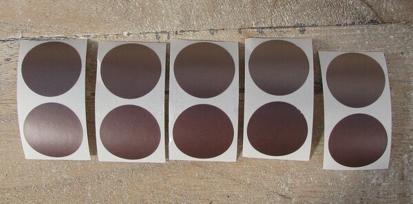 Kras sticker bronze